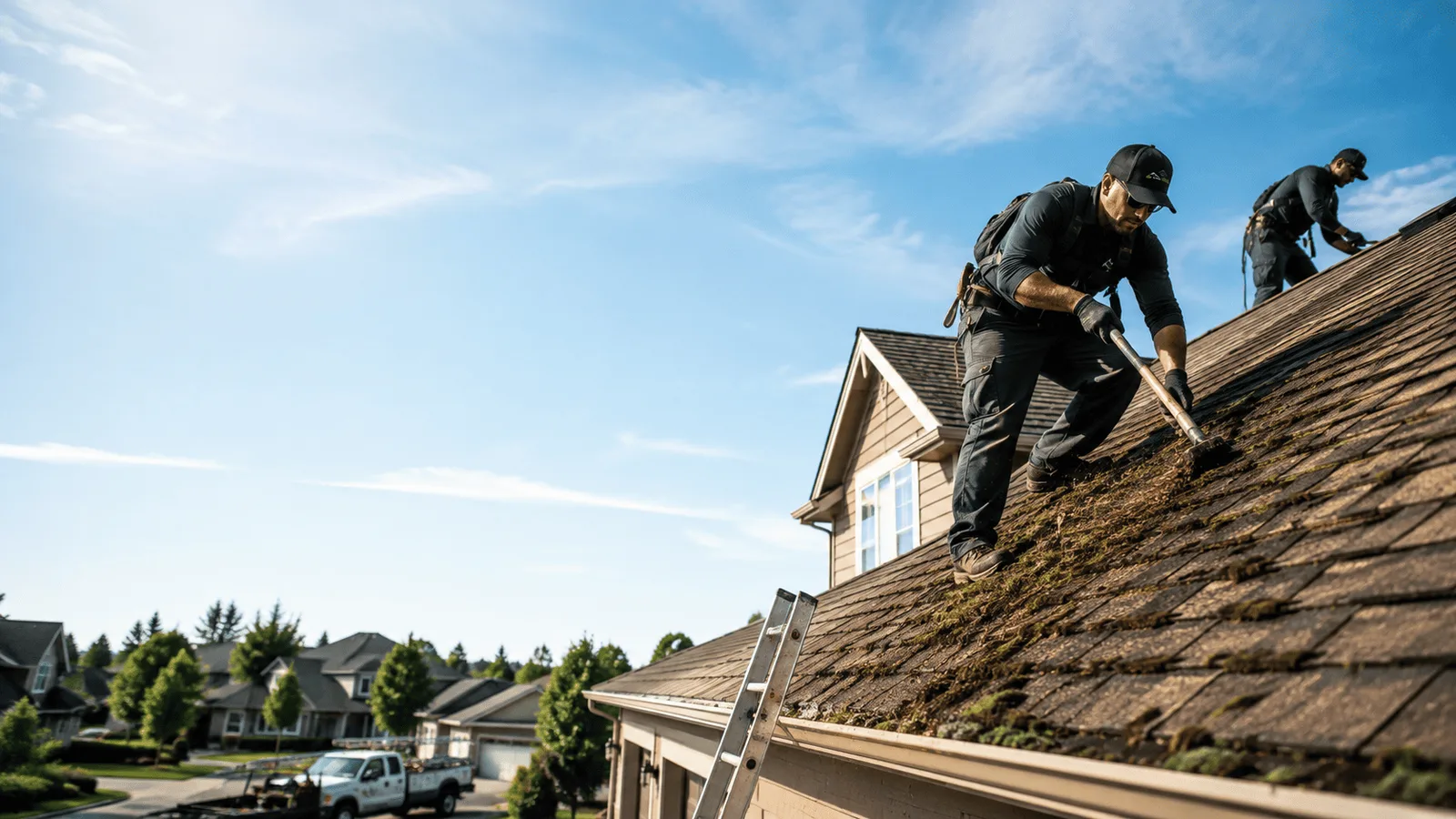 Roof Moss Removal in Elmendorf, TX near me